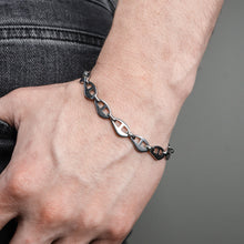 Load image into Gallery viewer, Guten Silver Chain Styling Bracelets
